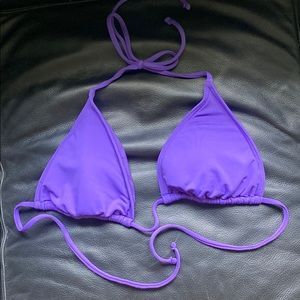 Purple bikini top